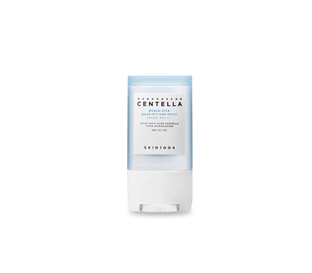 SKIN1004 تسجيل الدخول عربة التسوق عصا الوقاية من الشمس Hyalu-Cica Silky-Fit ترطيب بلمسة نهائية مطفية