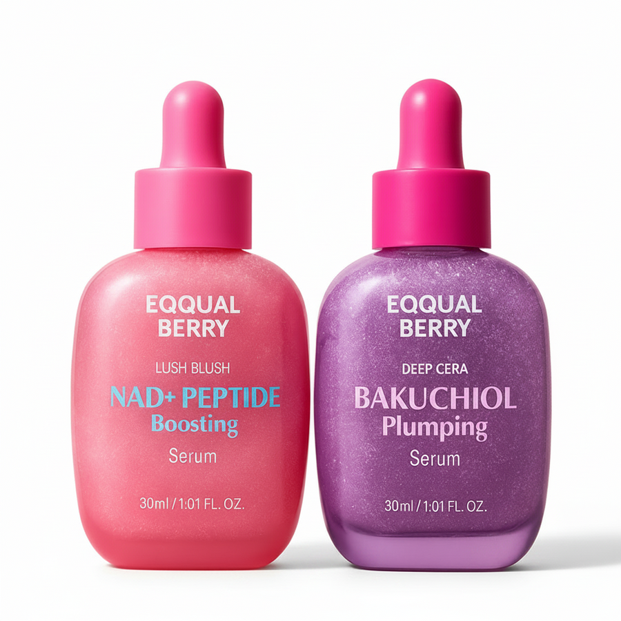 EQQUALBERRY - Bakuchiol Plumping + NAD+ PEPTIDE BOOSTING Serum 30ml