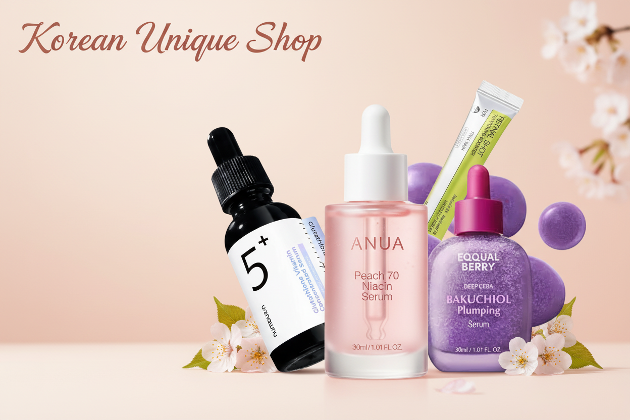 Korean Unique Shop Banner with Logo